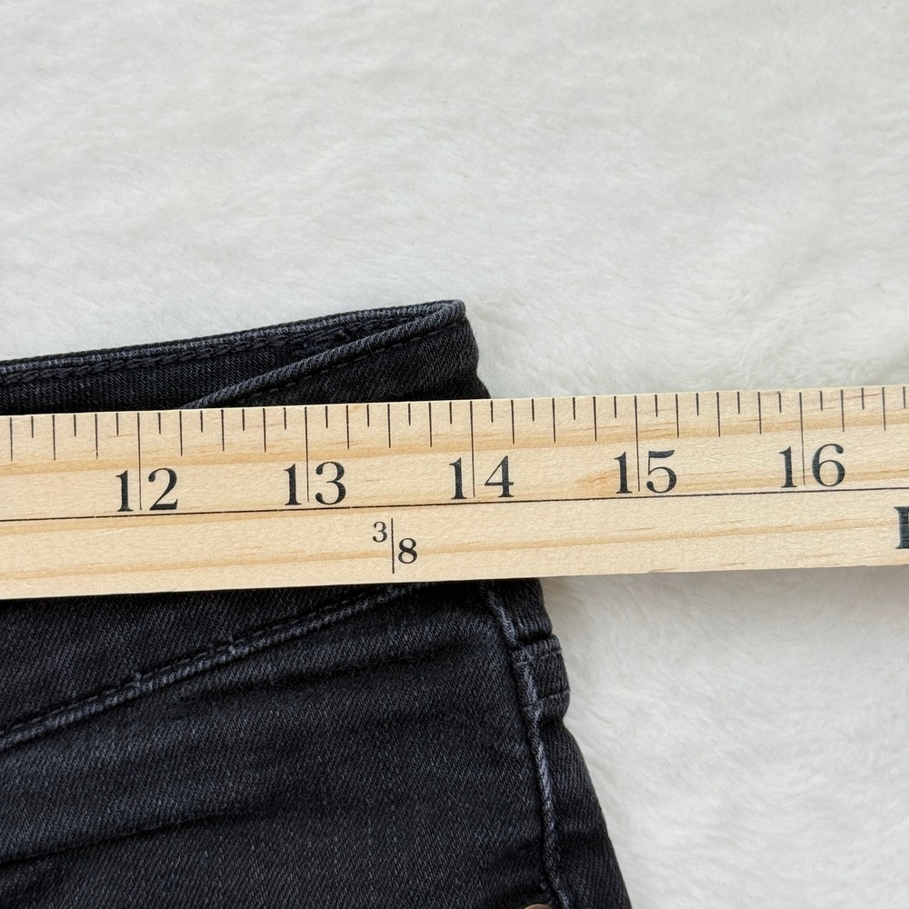 L.L. Bean Jeans Womens 8P Black Classic Fit Straight Leg Stretch Denim - Picture 4 of 12